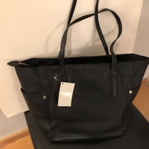 Large leather bag